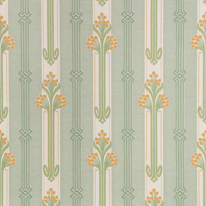 Geel Bloemen - DU15-0008 - Image1 - Gammalsvenska Papper - 008-15