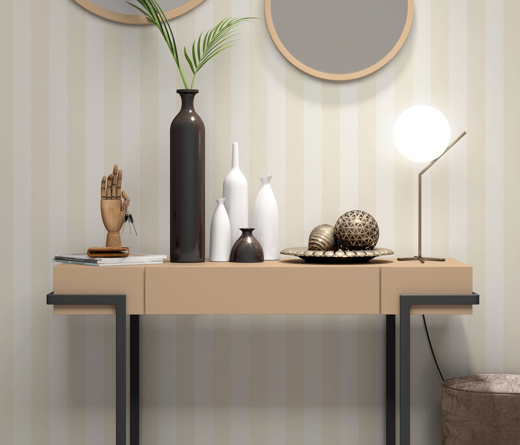 Beige Strepen - ER02-0361 - Image3 - 4 Earth - 1036102