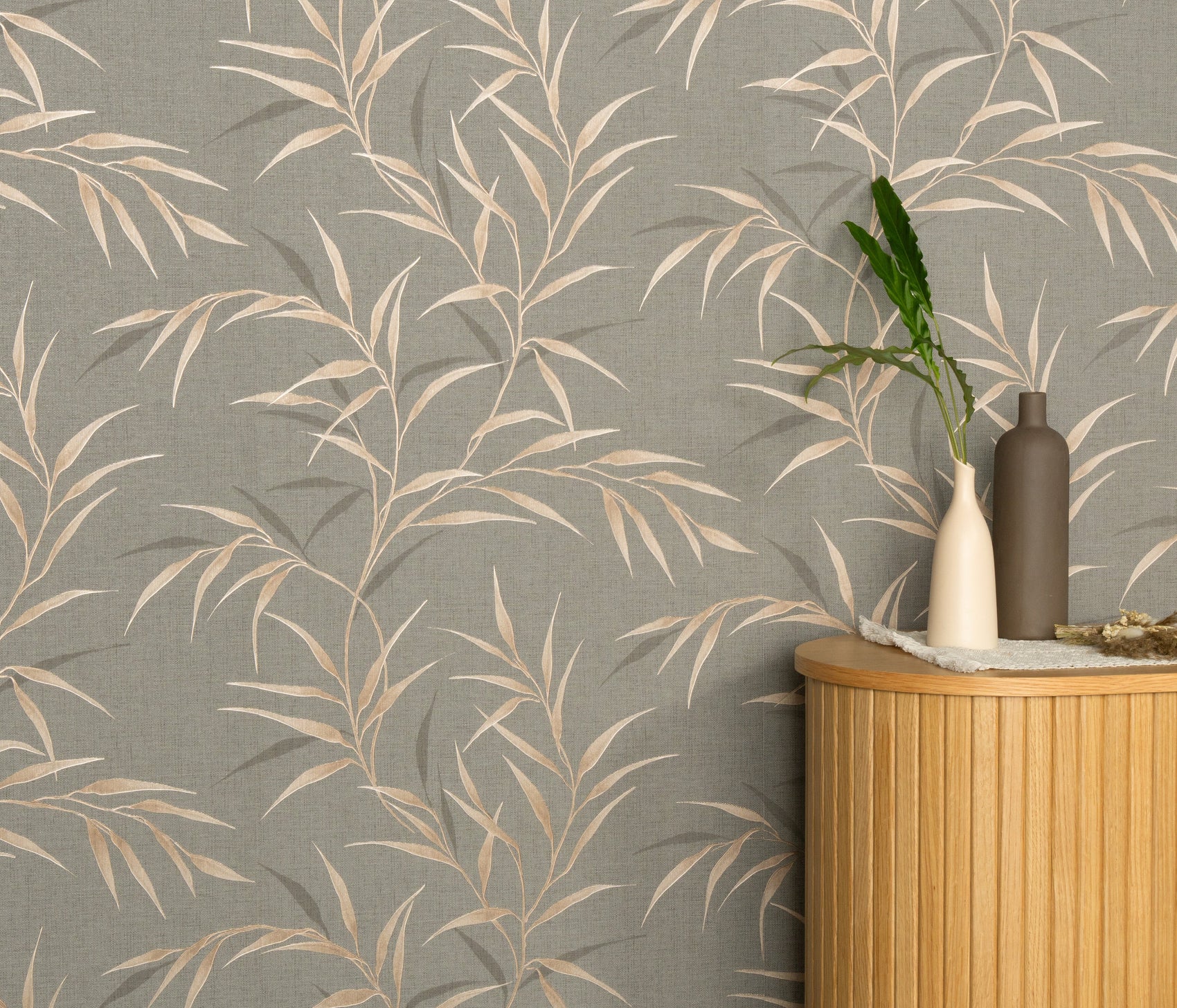 Taupe Botanisch - ER11-0528 - Image2 - Fashion for walls 5 - 1052811
