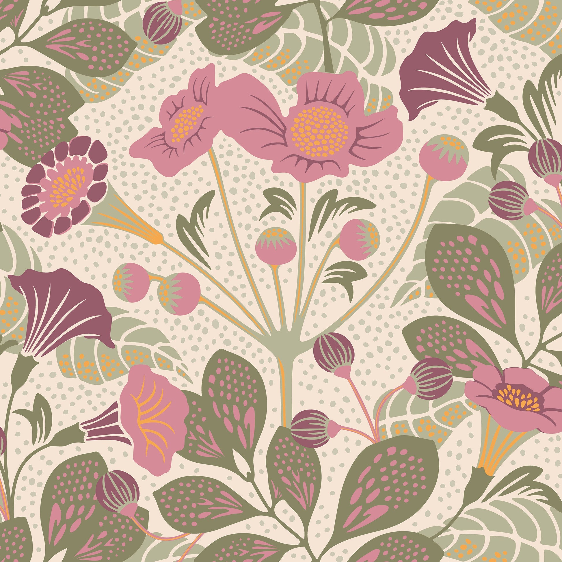 Roze Botanisch - BS74-0114 - Image1 - Swedish Designers - 1474