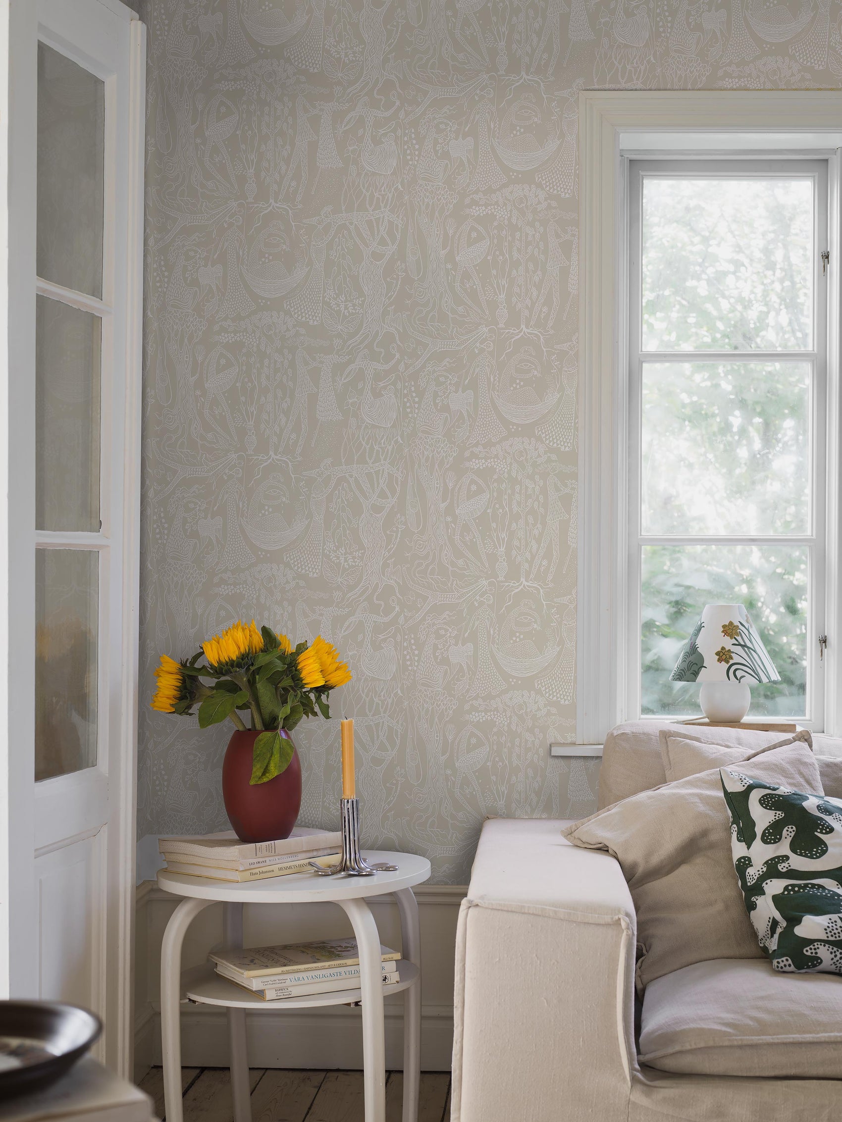 Beige Toile de Jouy - BS63-0117 - Image3 - Scandinavian Designers - 1763