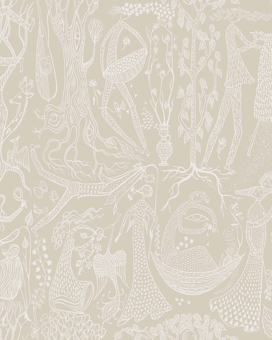 Beige Toile de Jouy - BS63-0117 - Image4 - Scandinavian Designers - 1763