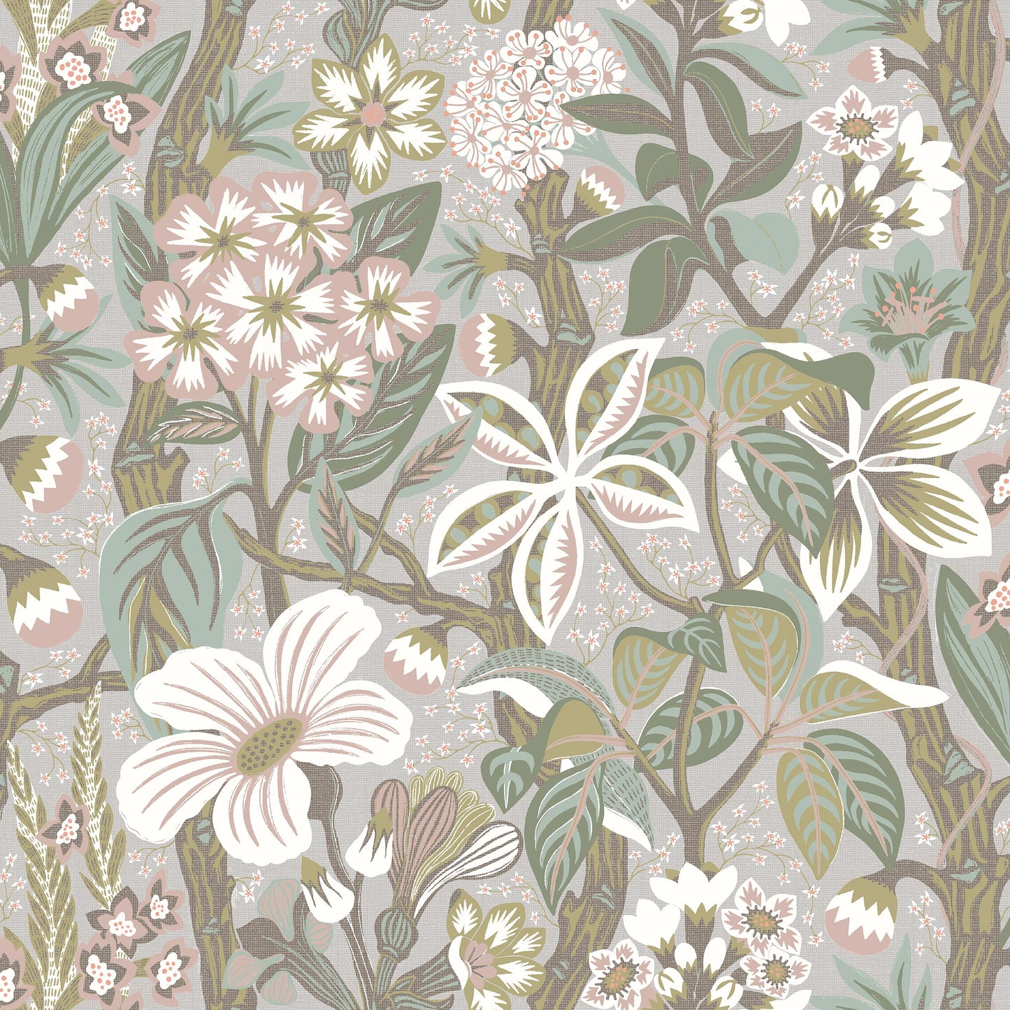 Grijs Botanisch - BS80-0120 - Image1 - Swedish Designers - 2080