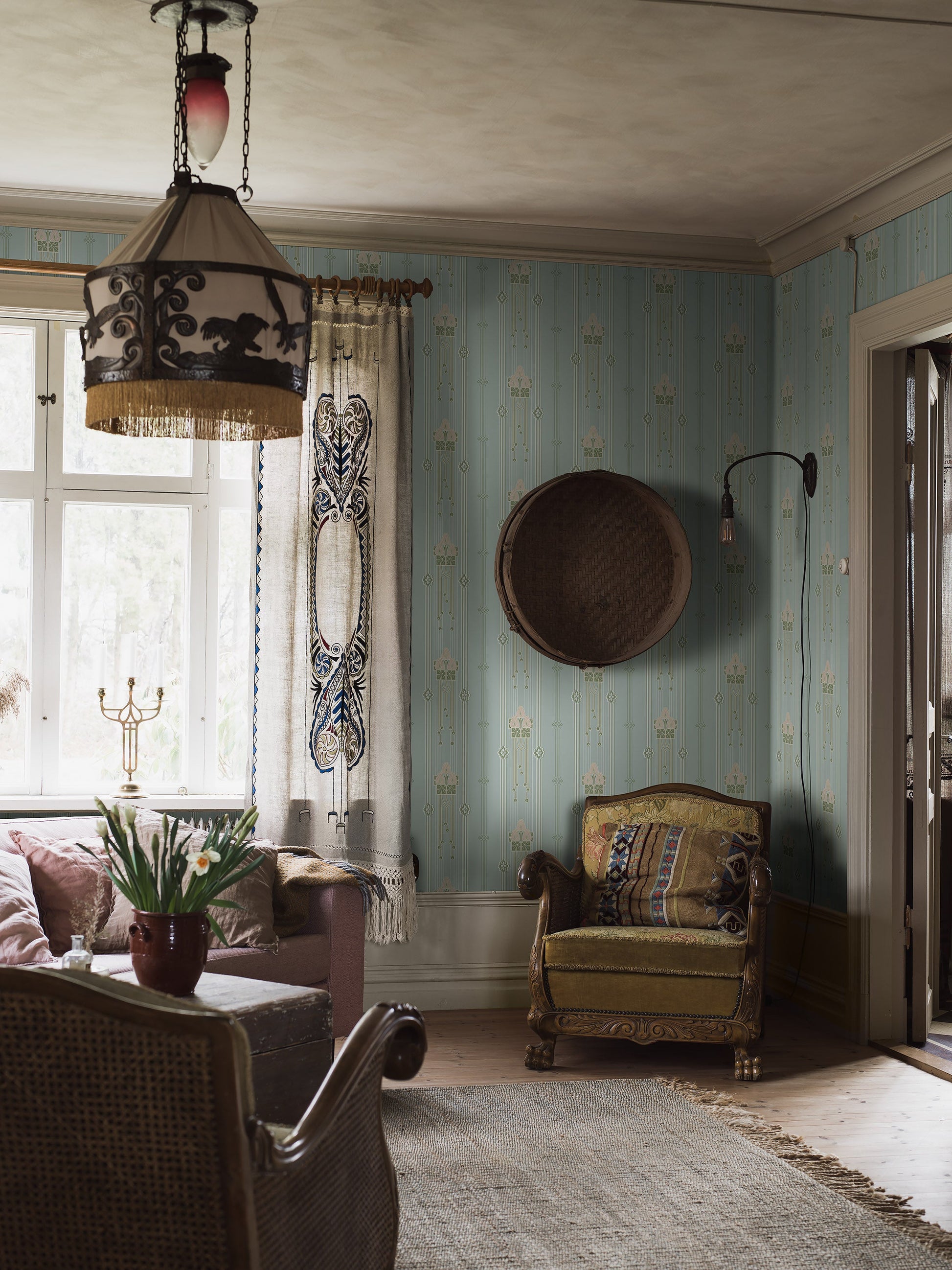 Blauw Bloemen - BS70-0141 - Image3 - Alla Tiders Hus - 4170