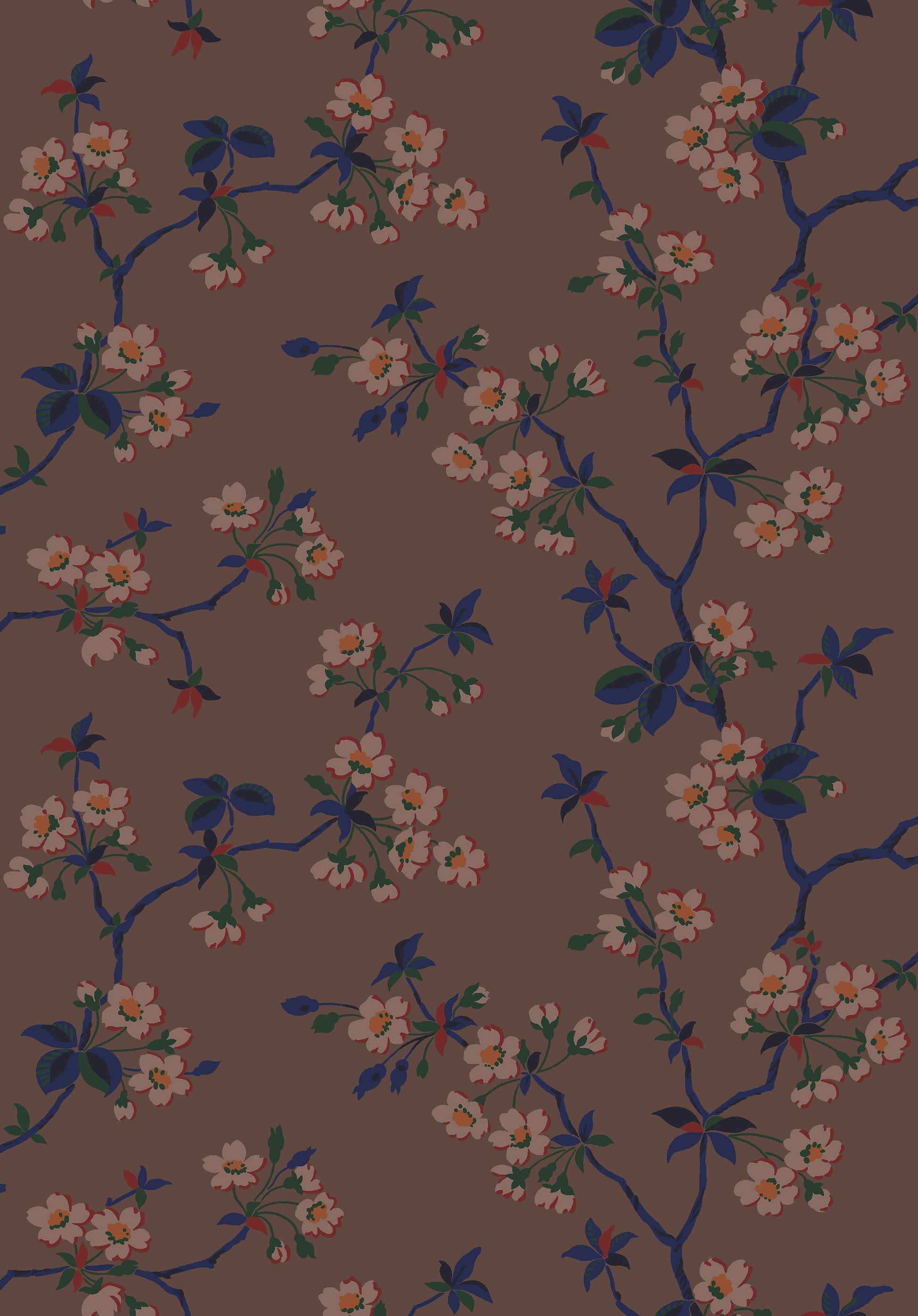 Taupe Botanisch - BS74-0141 - Image1 - Alla Tiders Hus - 4174