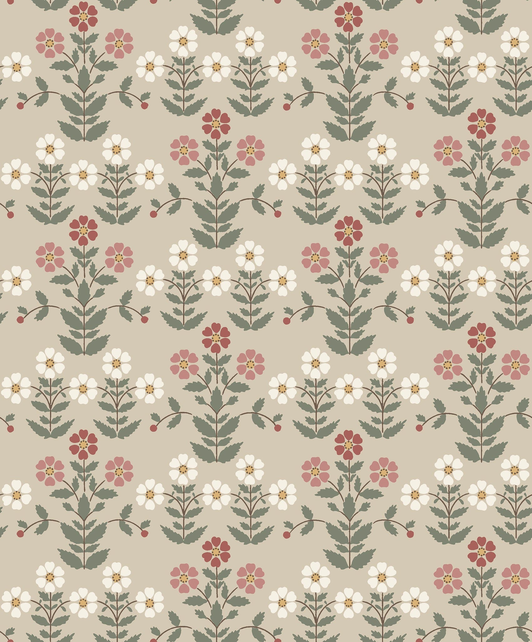 Rood Bloemen - BS10-0148 - Image1 - New Heritage - 4810