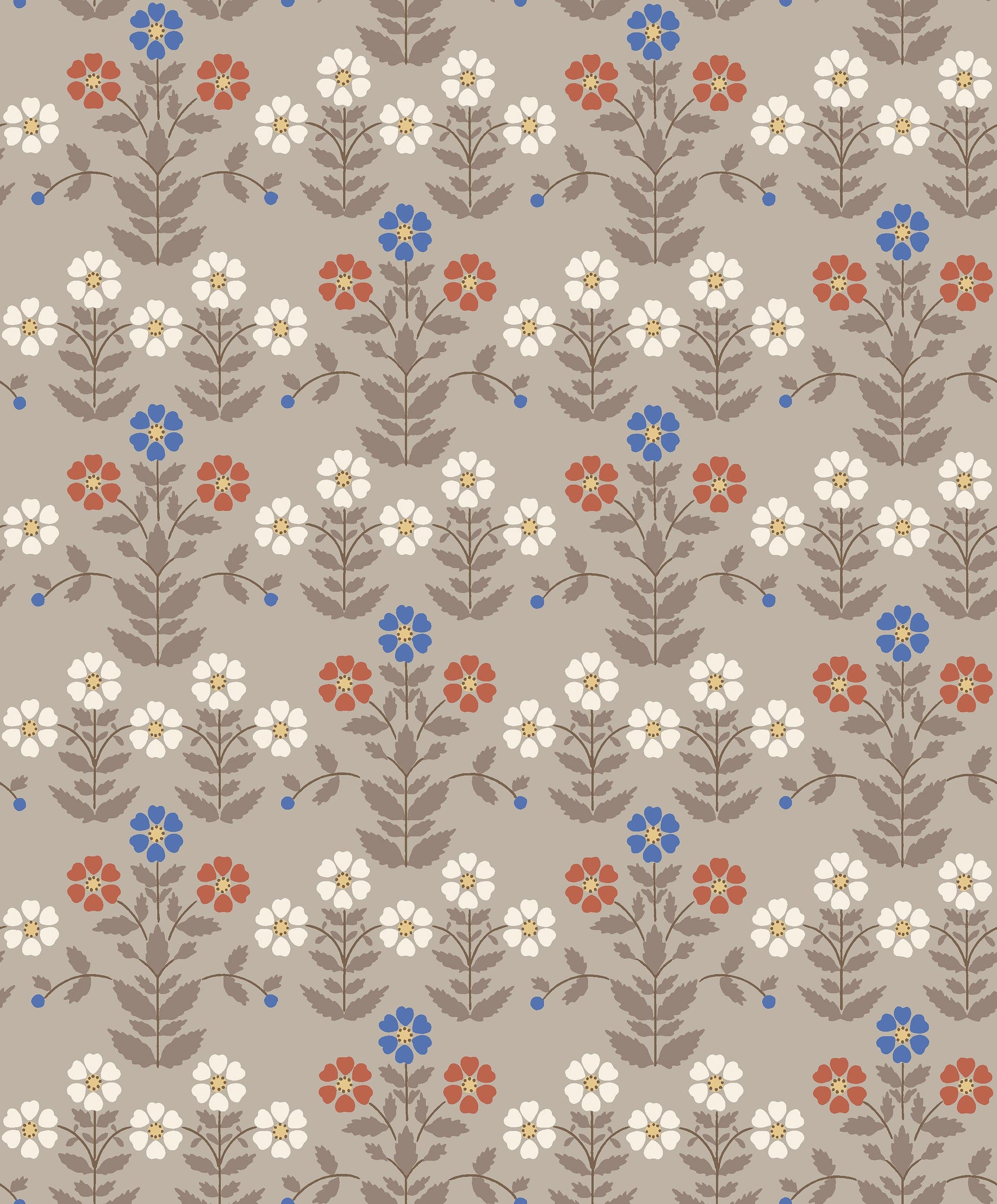 Taupe Botanisch - BS13-0148 - Image1 - New Heritage - 4813