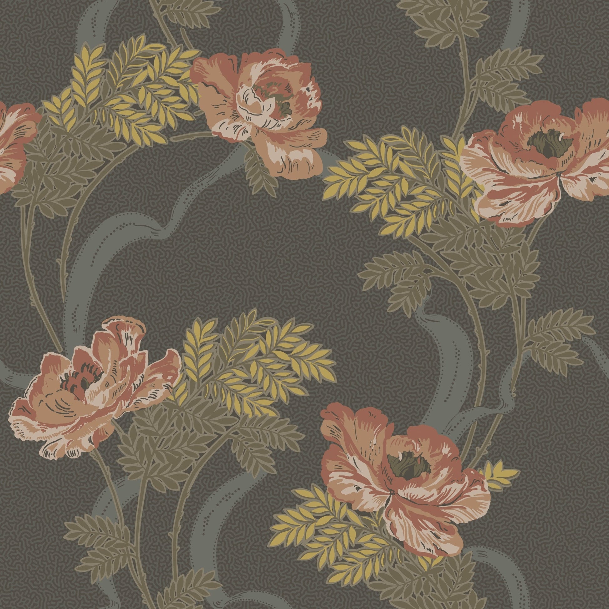 Zwart Bloemen - DU03-0521 - Image1 - Gammalsvenska klassiker - 521-03
