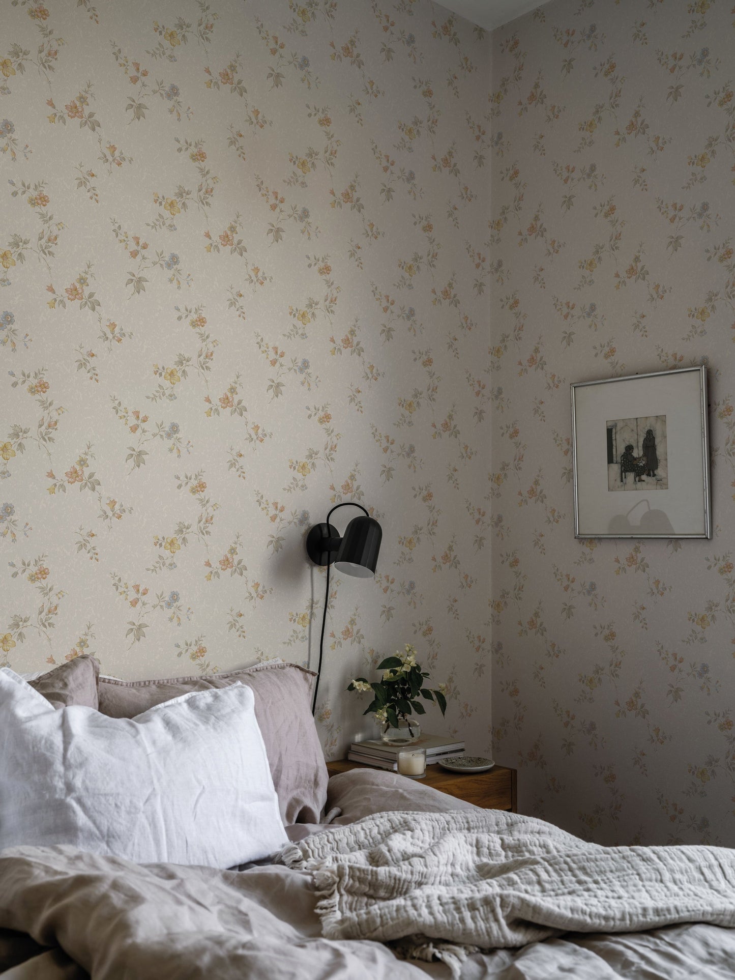 Beige Bloemen - DU02-0525 - Image2 - Gammalsvenska klassiker - 525-02