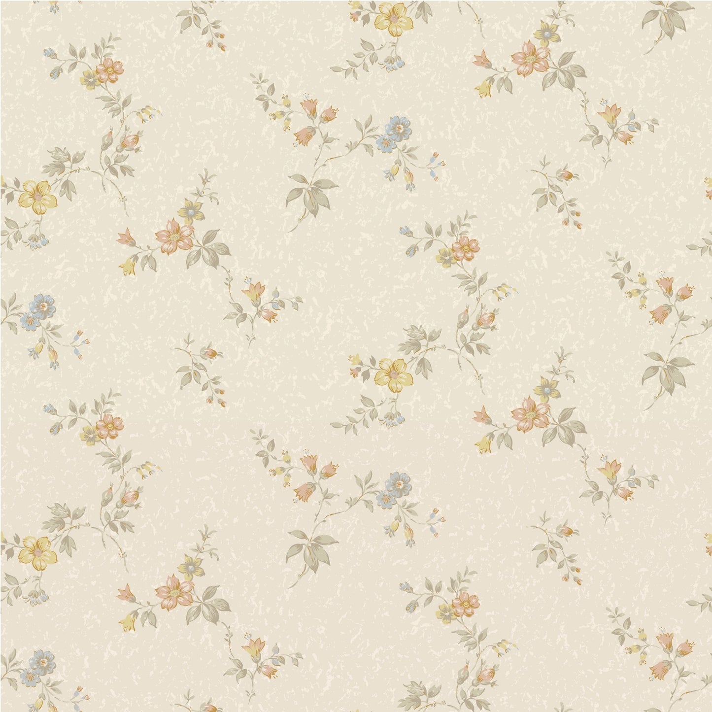 Beige Bloemen - DU02-0525 - Image1 - Gammalsvenska klassiker - 525-02