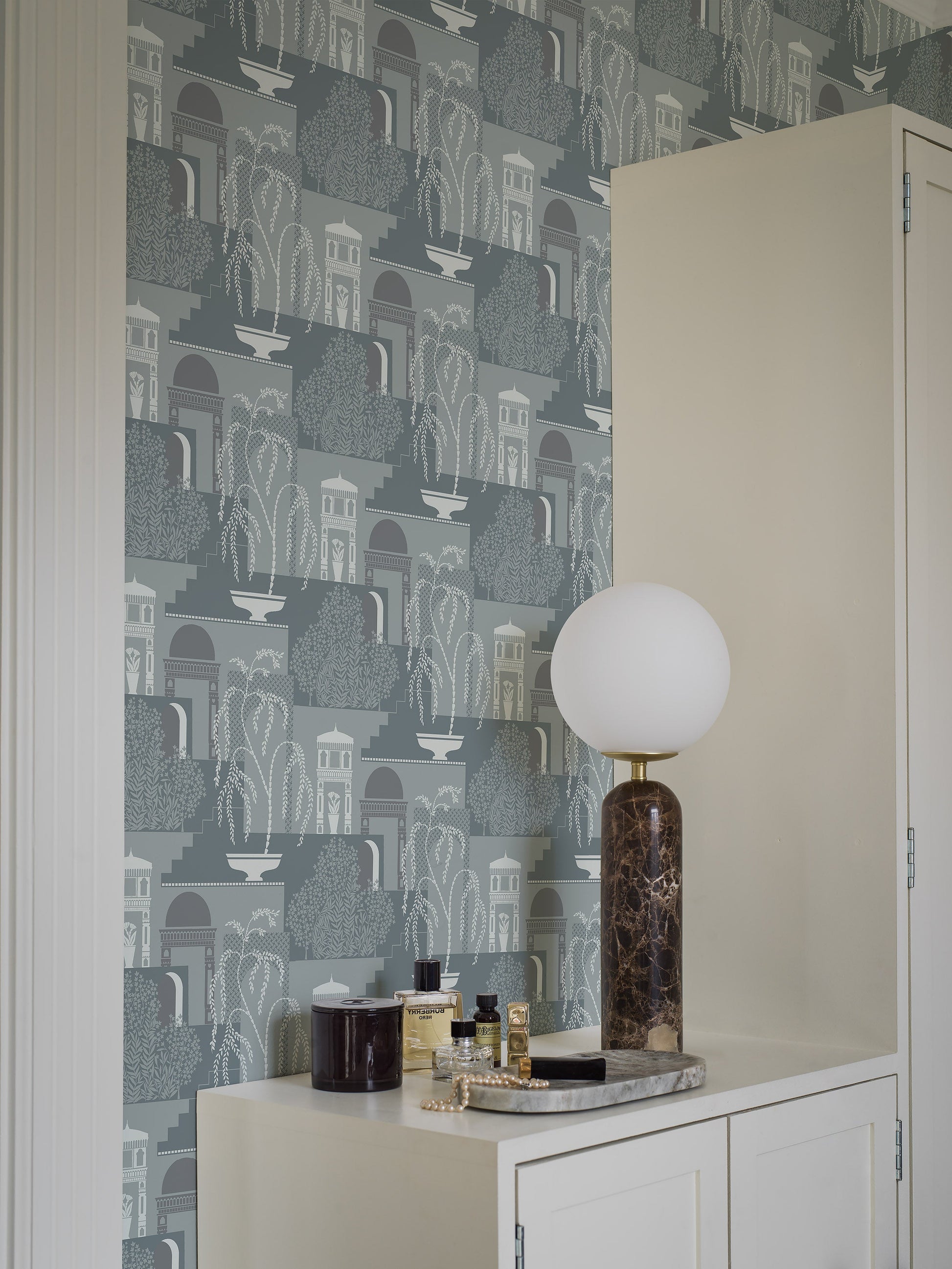 Blauw Toile de Jouy - BS18-0155 - Image2 - Swedish Grace - 5518