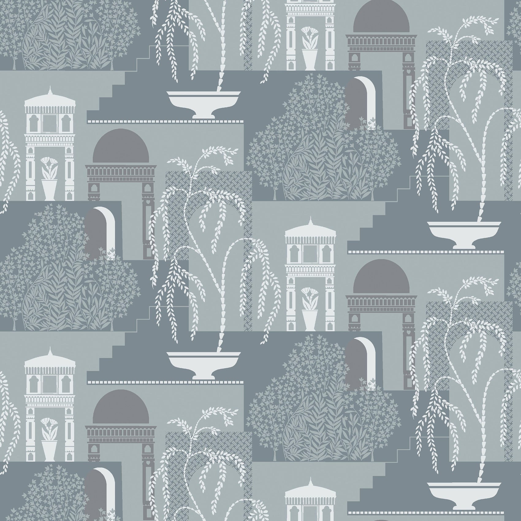 Blauw Toile de Jouy - BS18-0155 - Image1 - Swedish Grace - 5518