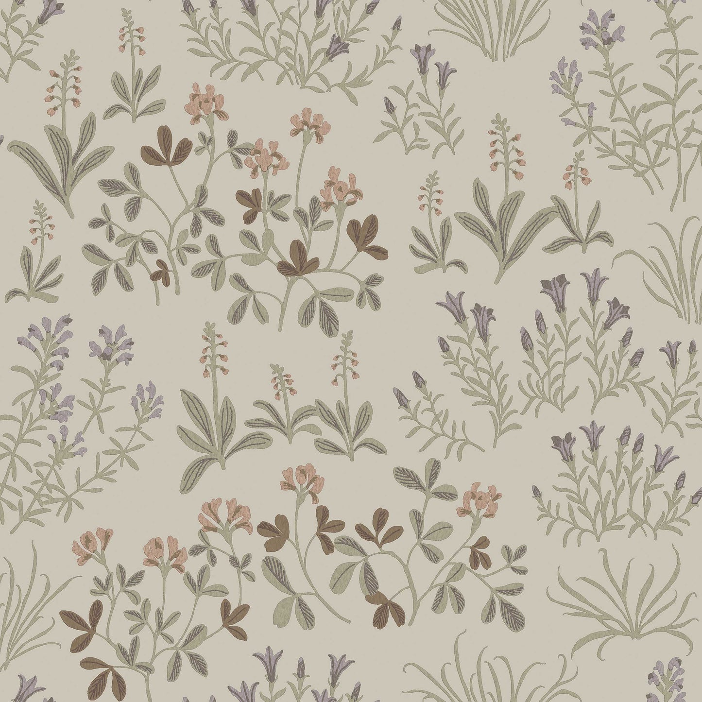 Beige Botanisch - BS04-0158 - Image1 - Nordic Folks - 5804