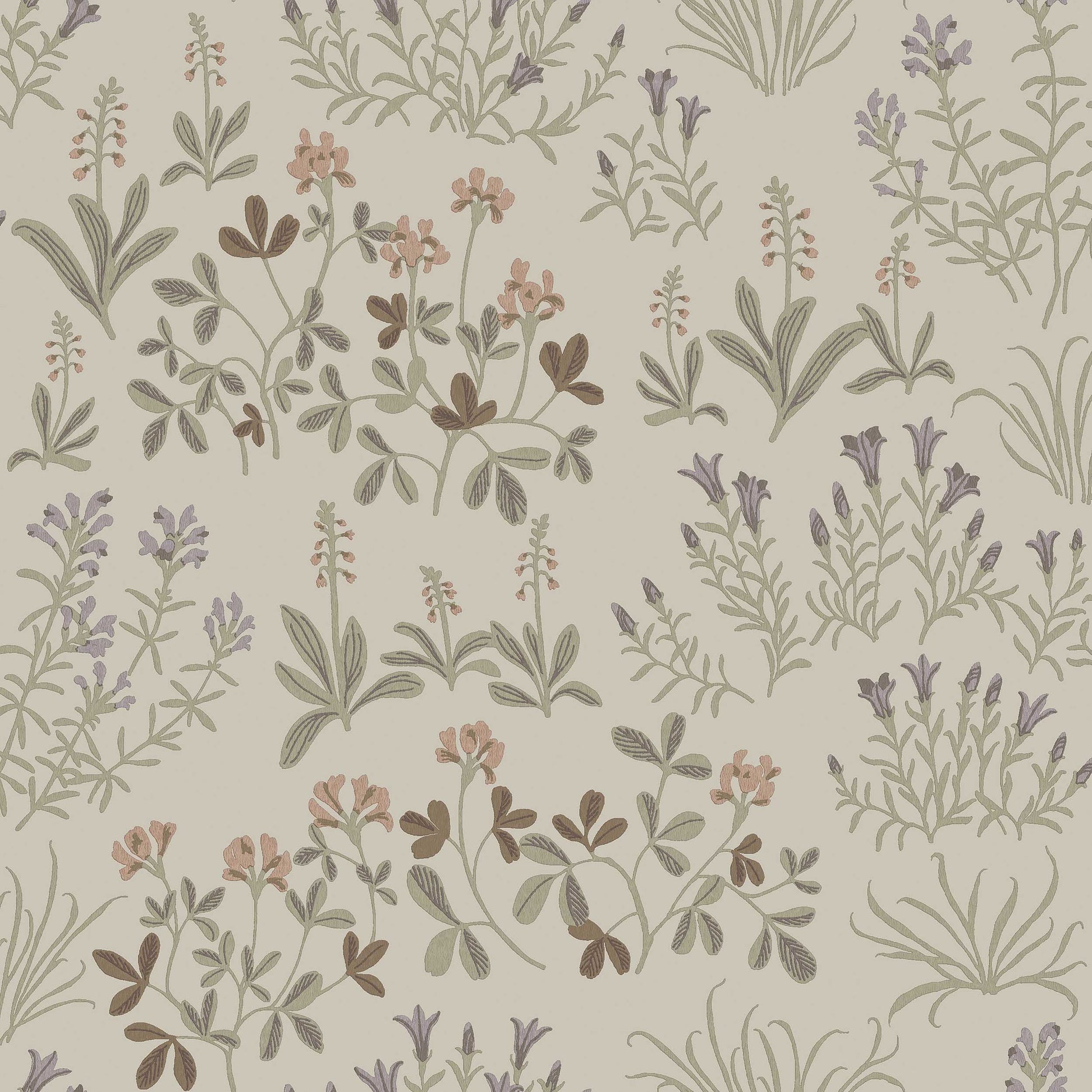 Beige Botanisch - BS04-0158 - Image1 - Nordic Folks - 5804
