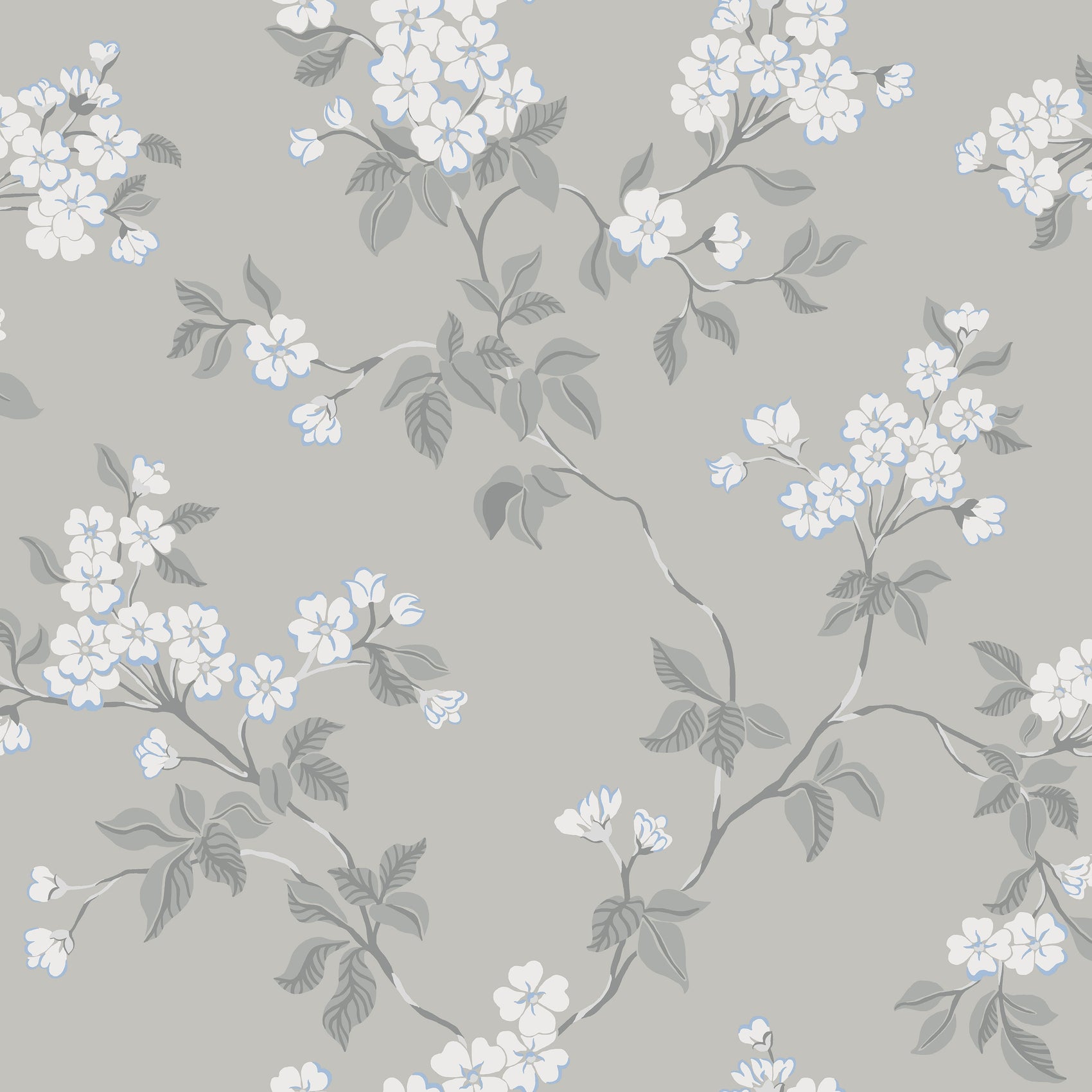 Grijs Botanisch - DU01-0679 - Image1 - Blommor & Blad - 679-01