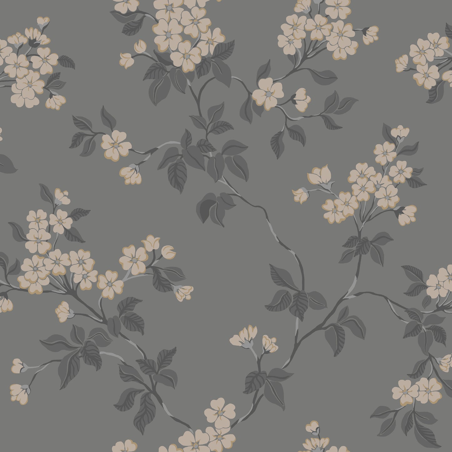 Grijs Botanisch - DU04-0679 - Image1 - Blommor & Blad - 679-04