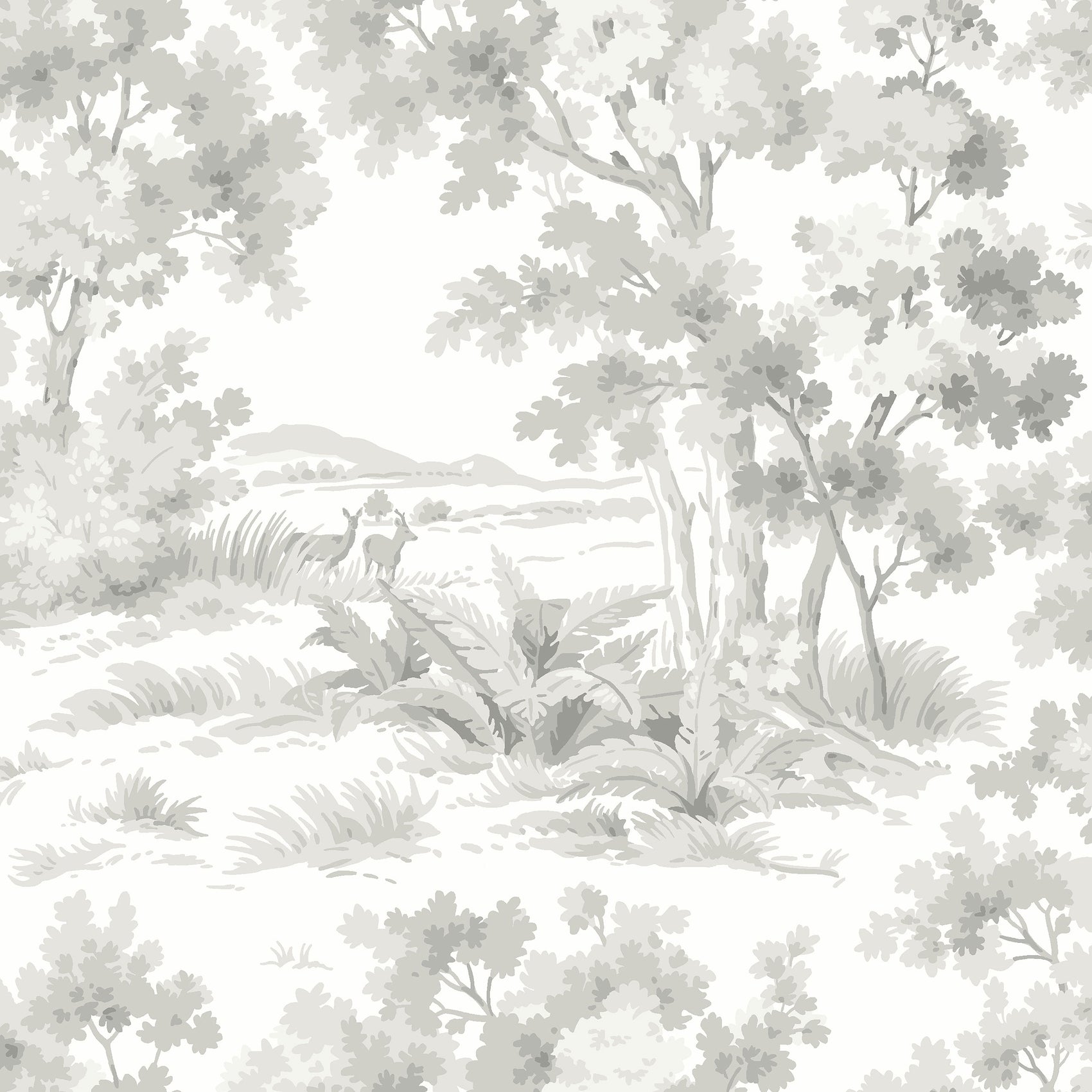Wit Toile de Jouy - BS77-0176 - Image1 - Falsterbo III - 7677