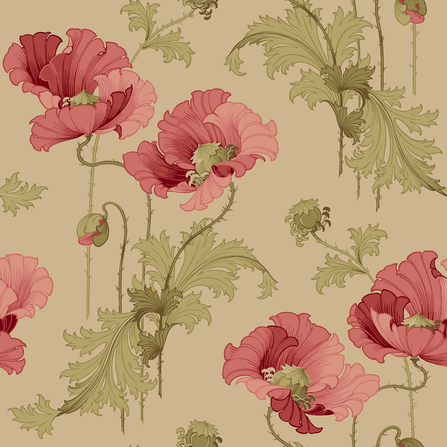 Rood Bloemen - BS90-0180 - Image1 - Anno II - 8090