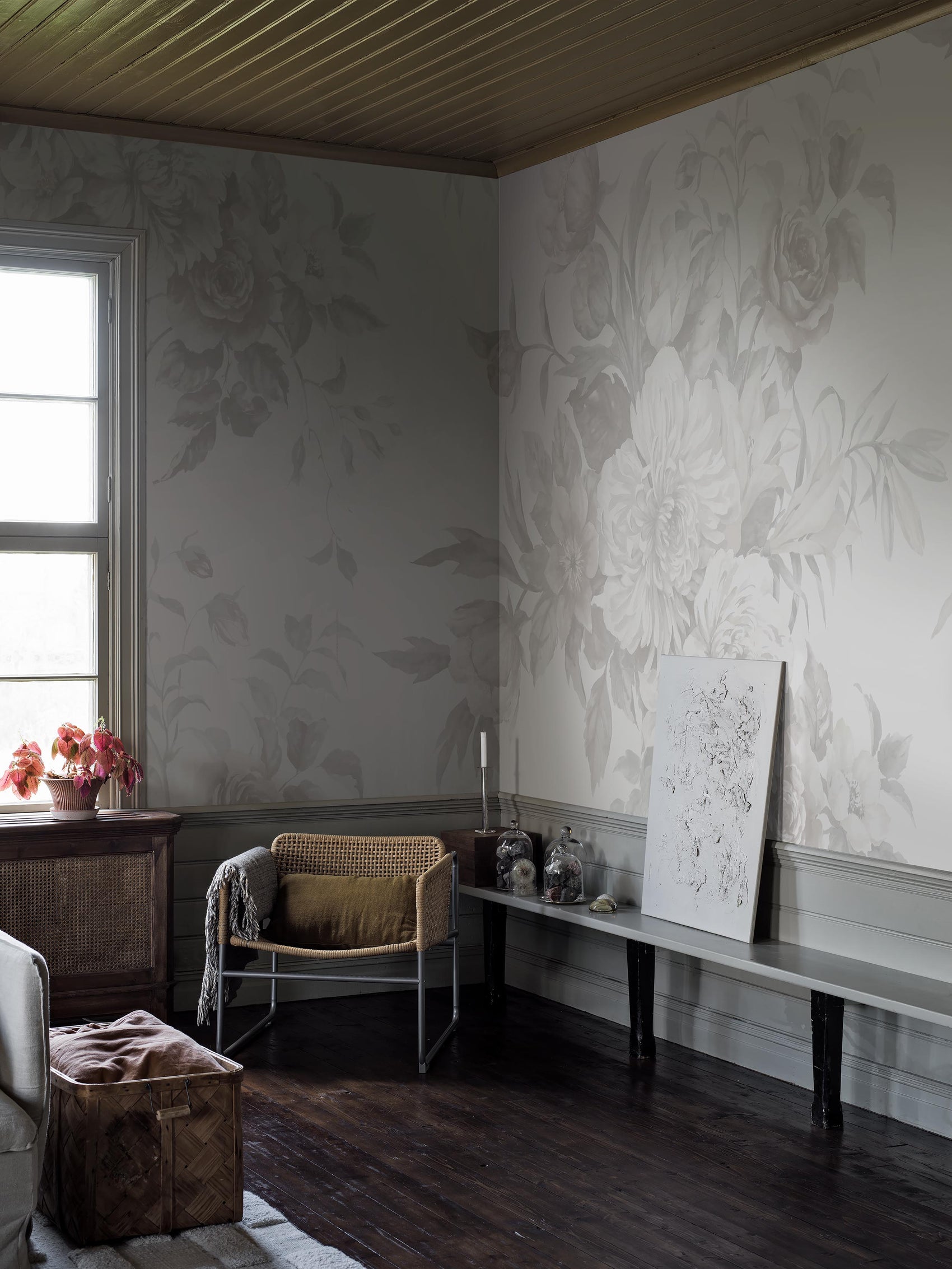 Bloemencharme Grand Grijs BS0W-2972