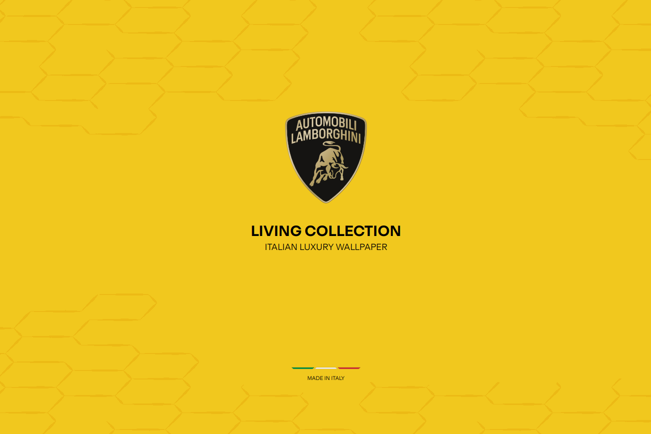 ZM46-0812 - Grafisch Wit Vinylbehang - Lamborghini